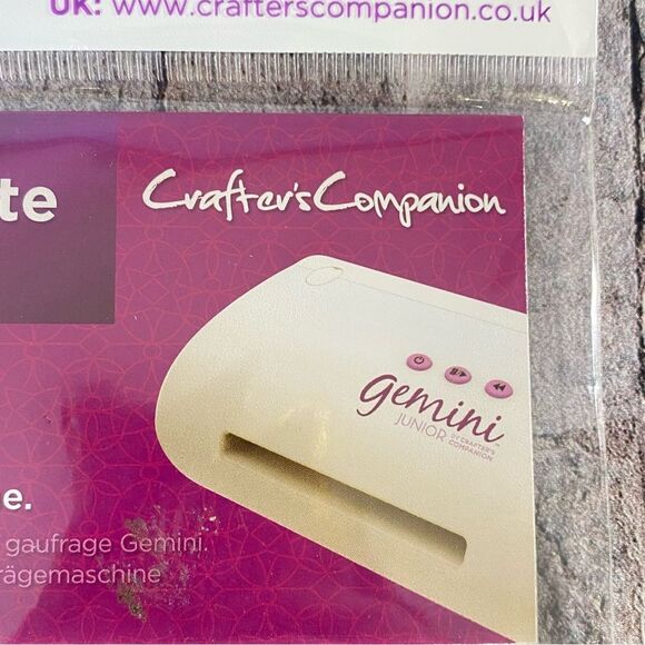 Crafters Companion NWT Metal Cutting Plate 6" x 8.9" For Use With Gemini Jr - Picture 3 of 5